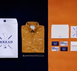 THREAD CLOTHING BRAND  品牌形象识别VI 設計应用製作