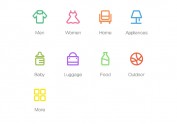 一组电商icon-sketch