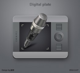 Digital plate