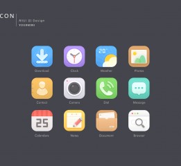 MIUI3 一套 ICON設計習作