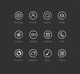 Simple icons