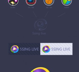 5singlive LOGO design