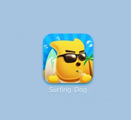 Surfing Dog