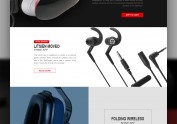 某耳机品牌网页设计