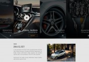 mercedes-benz  H5网站设计