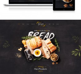 美食网页-企业网站首页
