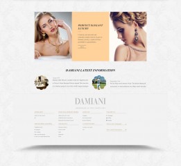 DAMIANI Web Redesign Practice