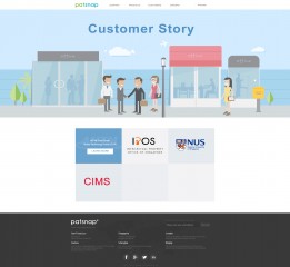 公司企业官网的一个用户故事页面