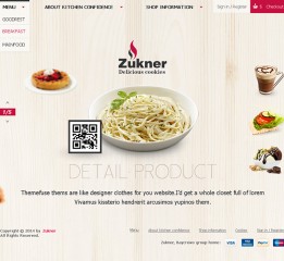 Zukner餐饮网站