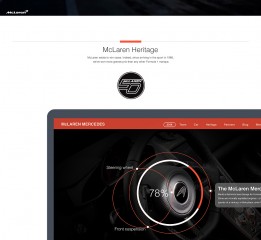 McLaren WEB Design 练习稿