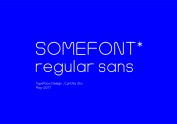 SomeFont西文字体设计 | 免费下载