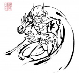 水墨X蝙蝠侠|BATMAN In Chinese-pain