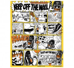 VANS HOV主题 漫画 "KEEP OFF THE WALL"