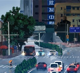 原創(chuàng)動(dòng)畫《距離的信念》場景