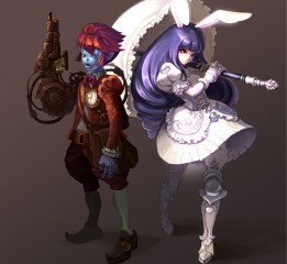 X-001&蔷薇兔