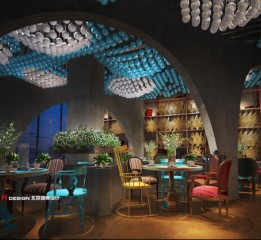 归本主义设计作品-新疆PEAN西餐厅