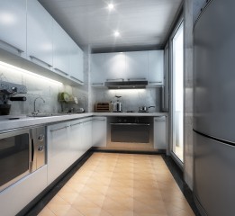 现代简约厨房空间