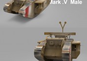 一战百年-Mark V Male Tank