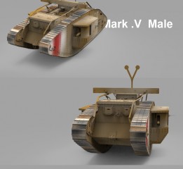 一战百年-Mark V Male Tank