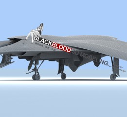 细节改进艾迪战机 用于3D打印