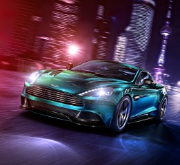 CGI攝影 AstonMartin Vanquish