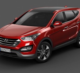 現代勝達Hyundai_Santa_Fe_Sport 渲