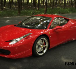 ferrari-458 法拉利渲染