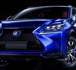 Lexus NX200t F-sport CGI汽車攝影