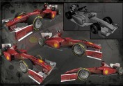 3Dmax制作的F1赛车