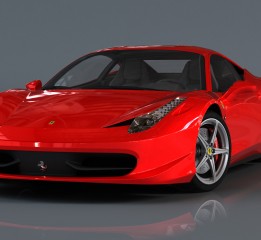 Ferrari F458 Vray for maya