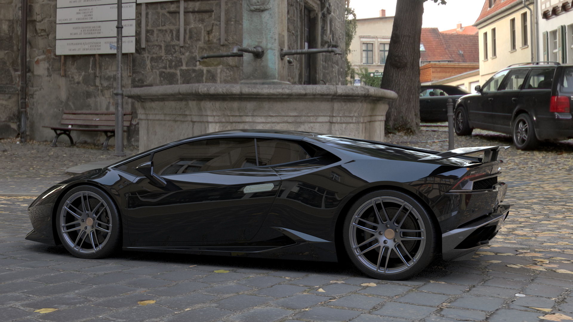 lamborghini harucan cgi works 兰博基尼小牛cg摄影