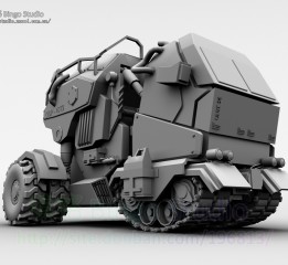缤格初级模型课程练习-战车坦克