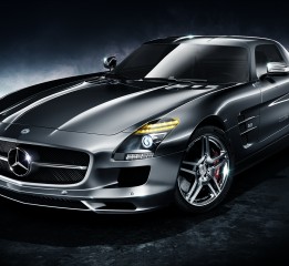 CGI Automotive photography -Benz SLS