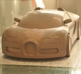 布加迪威龙 油泥模型作品