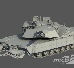 M1A1坦克带发动机内构