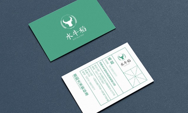 原阳大米水牛稻vi设计