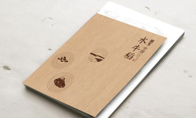 原阳大米水牛稻画册设计