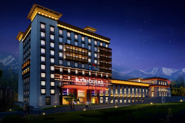 项目名称：康定锅庄温泉星级酒店

项目地址：甘孜自治州康定县榆林新区

设计单位：红专设计


