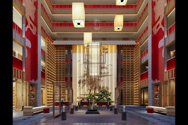 烟台四星级酒店设计公司|锅庄温泉星级酒店