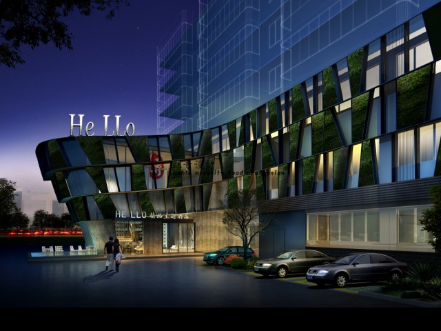 　　大邑四星级酒店设计公司项目名称：Hello酒店

　　项目地址：成都市吉祥大厦1、2、3楼

　　设计单位：红专设计

　　