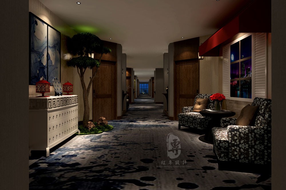 达州四星级酒店设计公司-红专设计|花红别样酒店