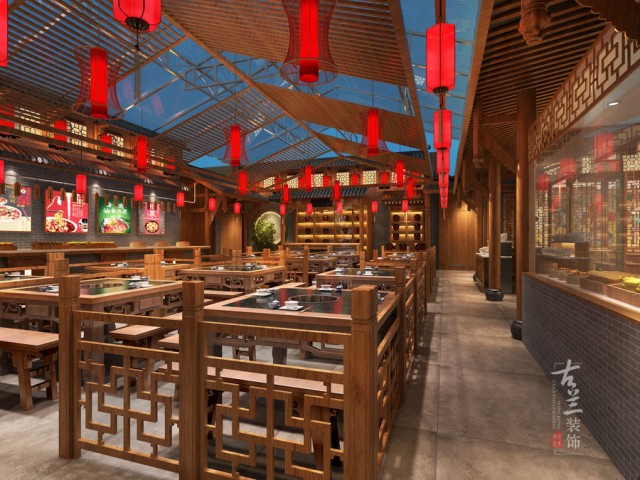 成都火锅店设计公司，金堂火锅店设计