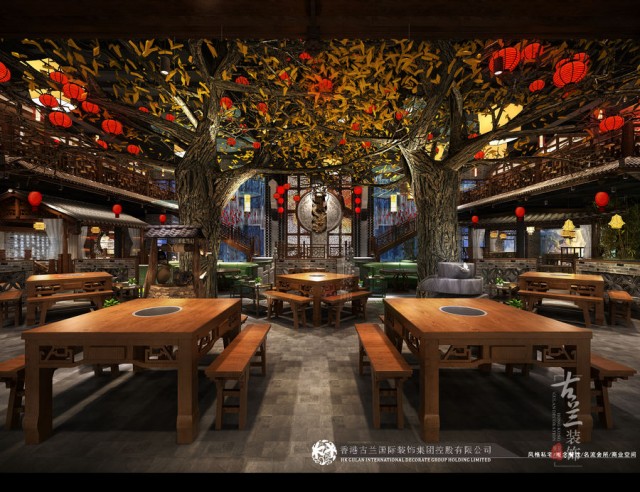 新疆火锅店设计特色火锅店主题火锅店新疆火锅店专业设计