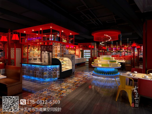 韩品轩自助海鲜烤肉店-芜湖餐厅设计,马鞍山专业餐厅设计公司