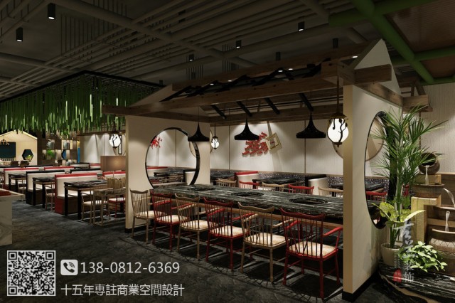 鱼小筑七秒河鲜自助餐厅-台州自助餐厅设计公司