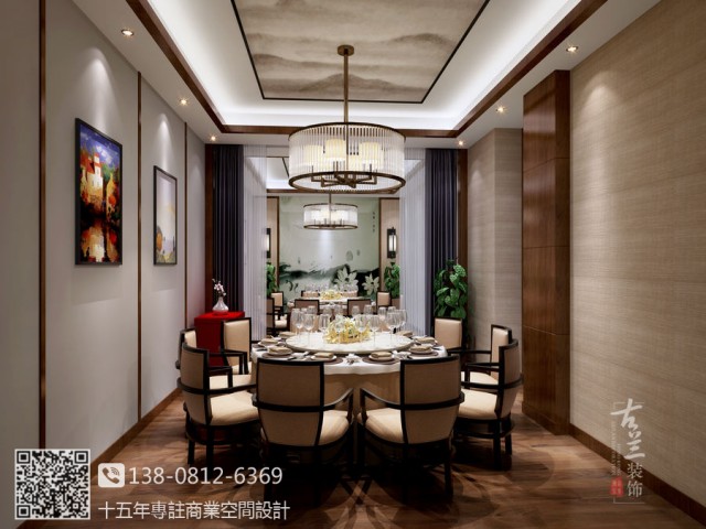 一品红家常菜中餐厅-临汾餐厅设计公司