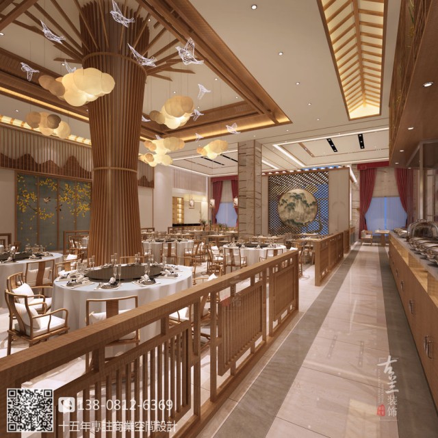 印象李庄中餐厅-鄂尔多斯餐厅设计公司