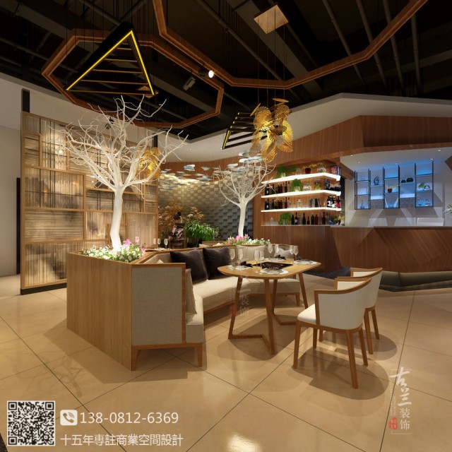 迷你川香中餐厅装修效果图-海东餐厅设计,海东中餐厅设计公司
