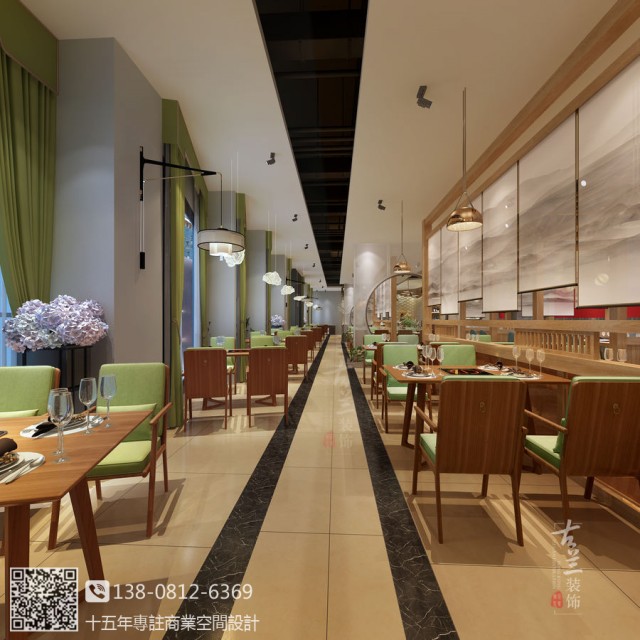 迷你川香中餐厅装修效果图-海北餐厅设计,海北中餐厅设计公司