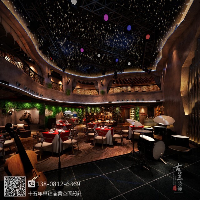 温州荒石音乐主题餐厅-自贡餐厅设计,自贡主题餐厅设计公司